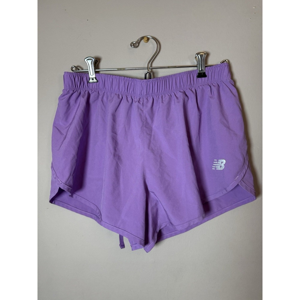 New Balance Womans Size Small Running Athletic  Shorts Purple lavender‎